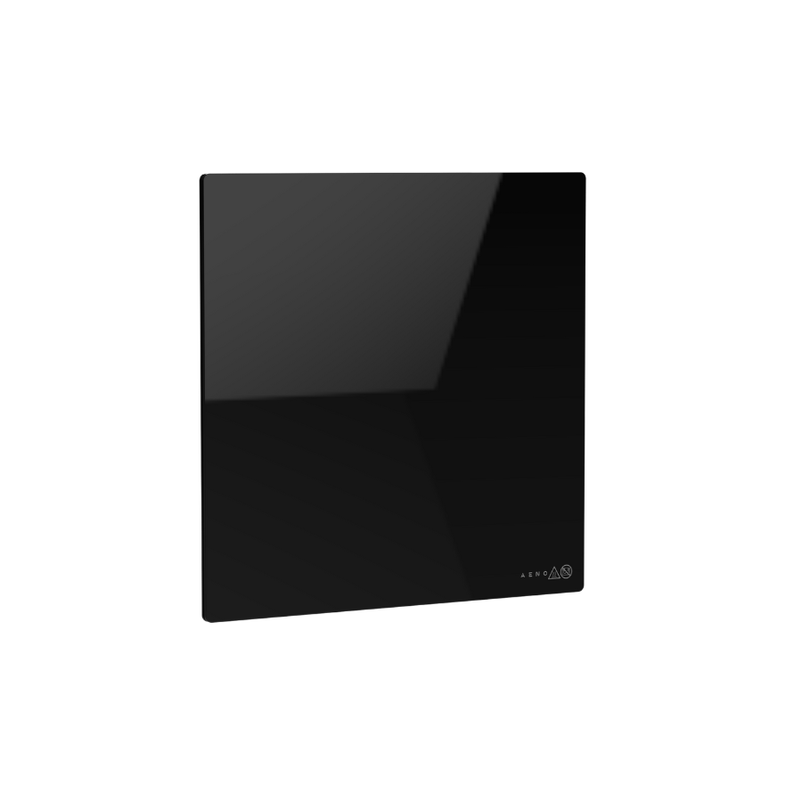 Розумний настінний обігрівач AENO GH12S Premium Eco Smart Quadro, чорний