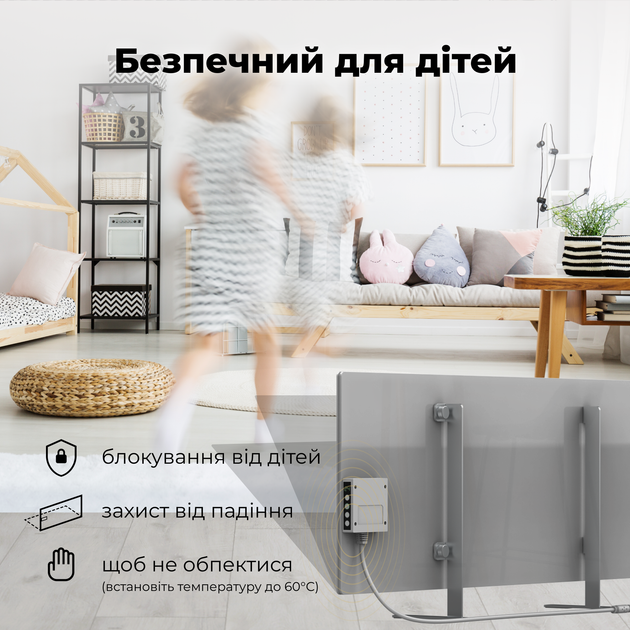 Конвектор AENO Premium Eco Smart GH5S LED Grey
