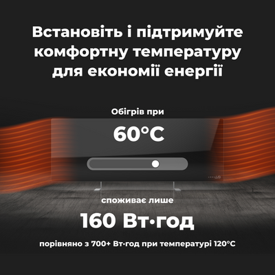 Конвектор AENO Premium Eco Smart GH4S LED Black