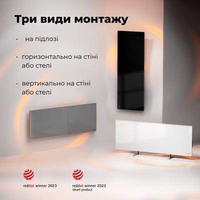 Конвектор AENO Premium Eco Smart GH3S LED White