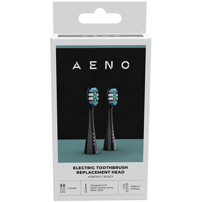 Змінні насадки AENO для зубних щіток DB1S/DB2S, чорні, 2 шт.