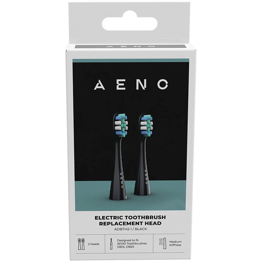 Змінні насадки AENO для зубних щіток DB1S/DB2S, чорні, 2 шт.
