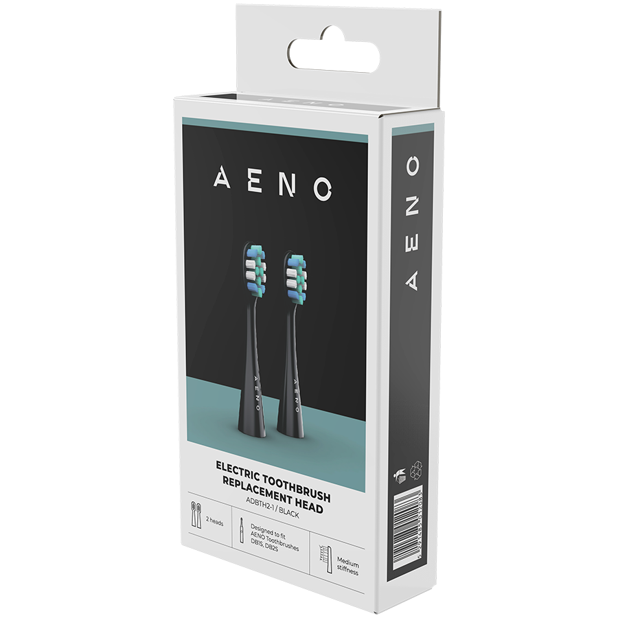 Змінні насадки AENO для зубних щіток DB1S/DB2S, чорні, 2 шт.