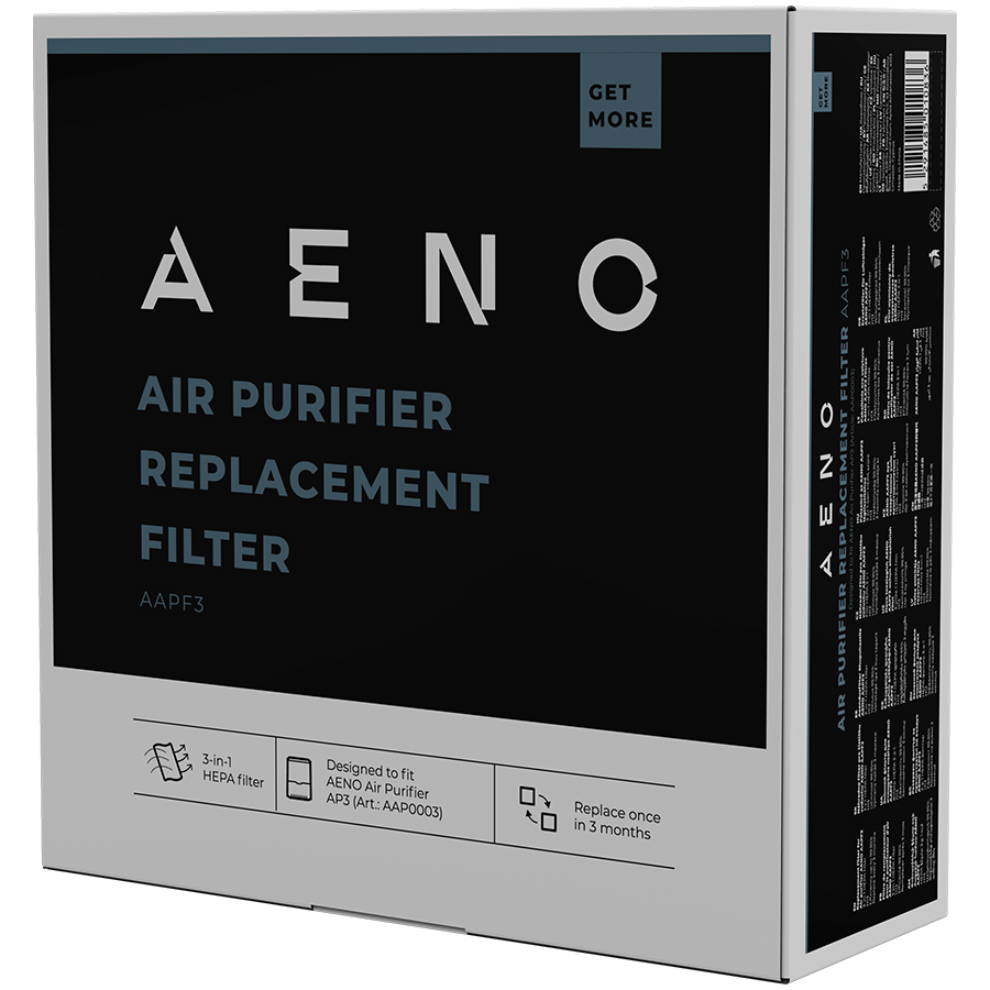 Фільтр HEPA H13 з активованим вугіллям AENO для очищувача AP3
