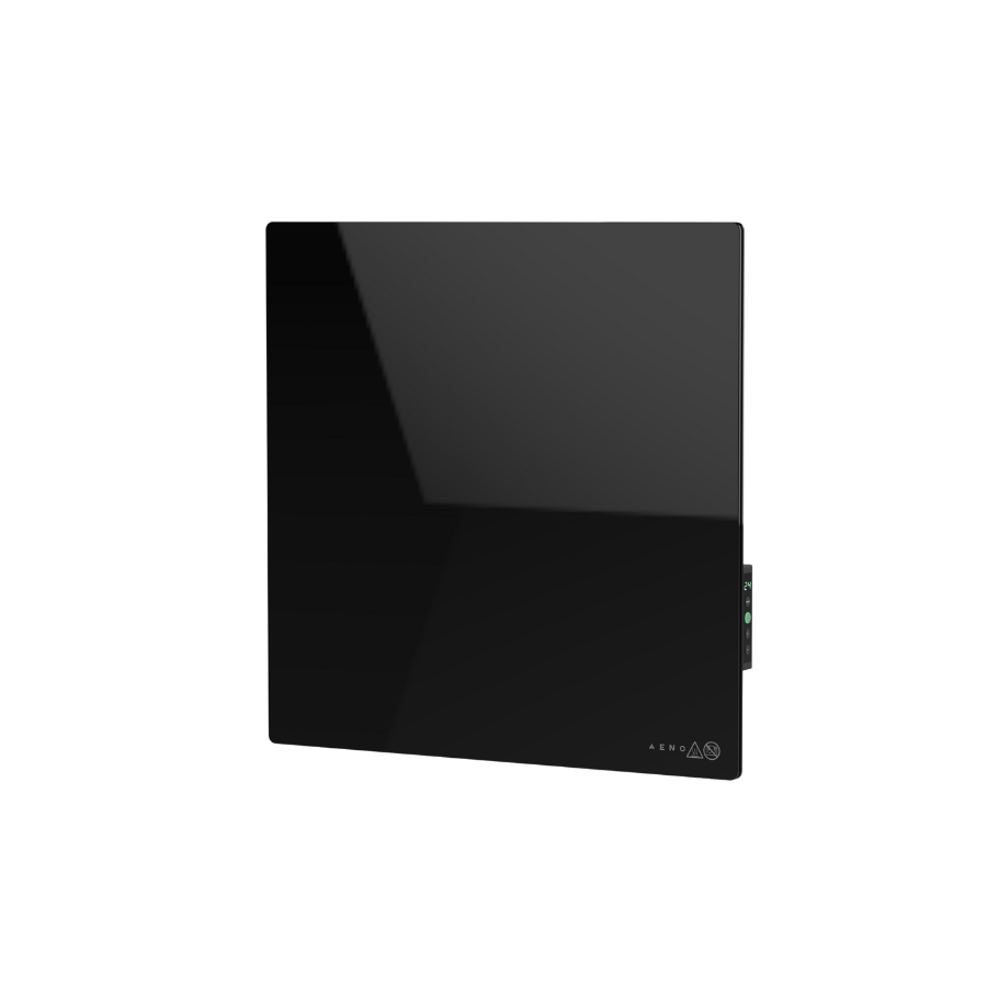 Розумний настінний обігрівач AENO GH12S Premium Eco Smart Quadro, чорний