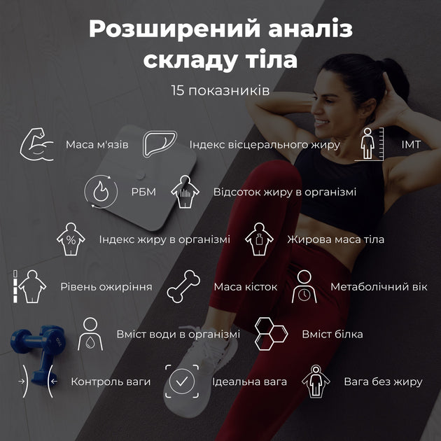 Смарт ваги для тіла AENO BS1S
