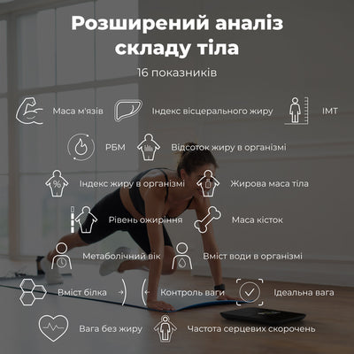 Смарт ваги для тіла AENO BS2S