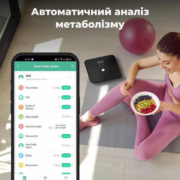 Смарт ваги для тіла AENO BS2S