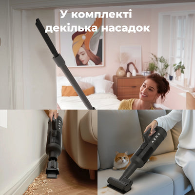Акумуляторний миючий пилосос-трансформер AENO TC1