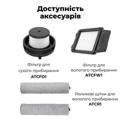 Акумуляторний миючий пилосос-трансформер AENO TC1
