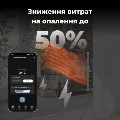 Конвектор AENO Premium Eco Smart GH5S LED Grey
