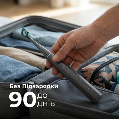 Електрична зубна щітка AENO DB10 (Сіра)