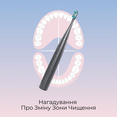 Електрична зубна щітка AENO DB10 (Сіра)
