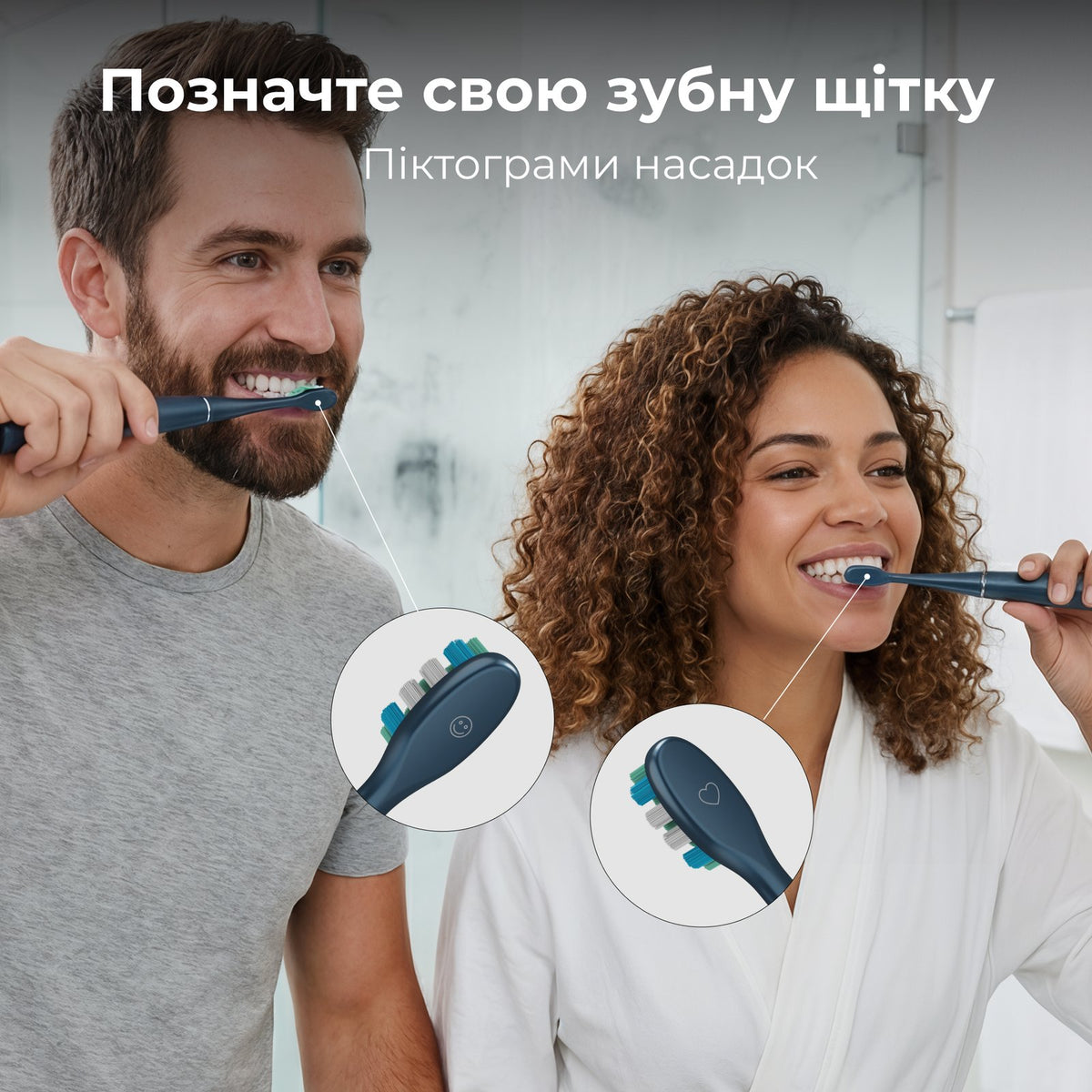 Електрична зубна щітка AENO DB10 (Темно-синя)