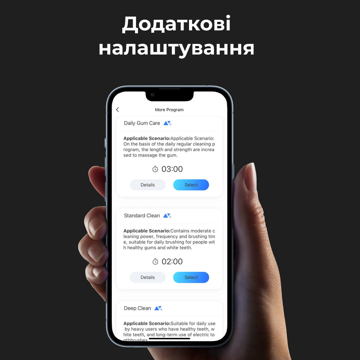 Електрична зубна щітка AENO DB2S