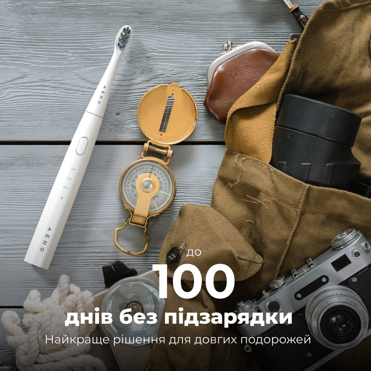 Електрична зубна щітка AENO DB8