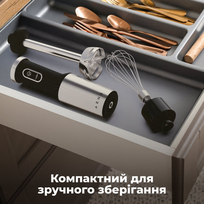 Заглибний блендер AENO HB4B (Чорний)