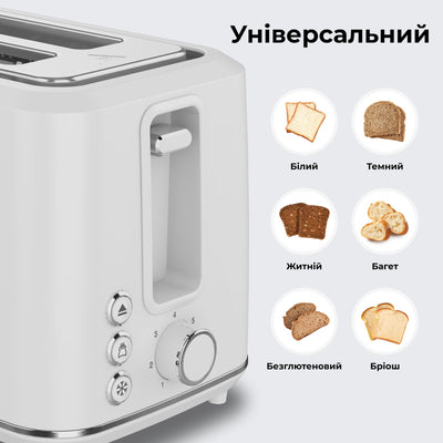 Тостер AENO TS1W (Білий)