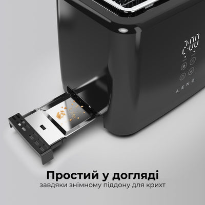 Тостер AENO TS2B (Чорний)