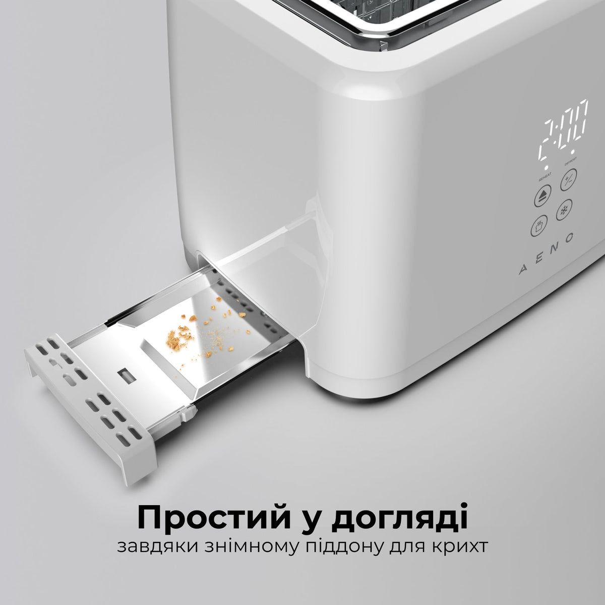 Тостер AENO TS2W (Білий)