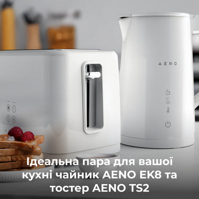 Тостер AENO TS2W (Білий)