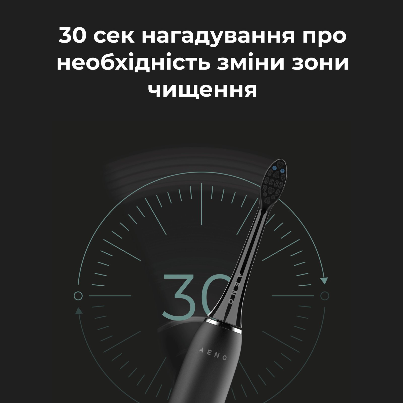 Електрична зубна щітка AENO DB6 - Зображення 6
