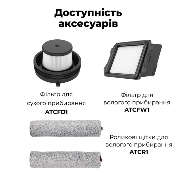 Акумуляторний миючий пилосос-трансформер AENO TC1 - Зображення 19
