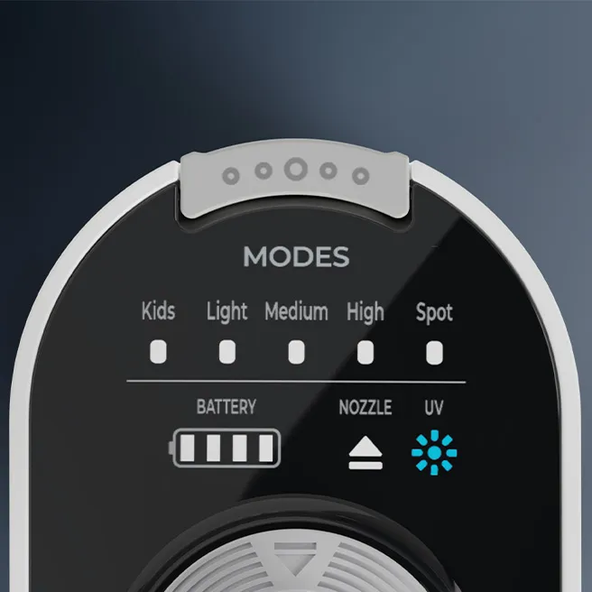 5 режимів чищення для будь-яких потреб