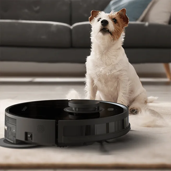 Легке очищення підлоги від шерсті тварин