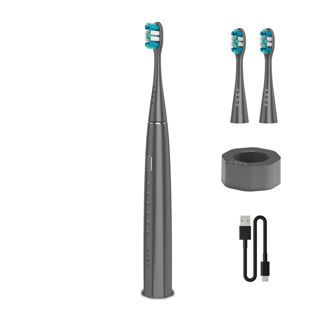 Електрична зубна щітка AENO DB10 (Сіра)